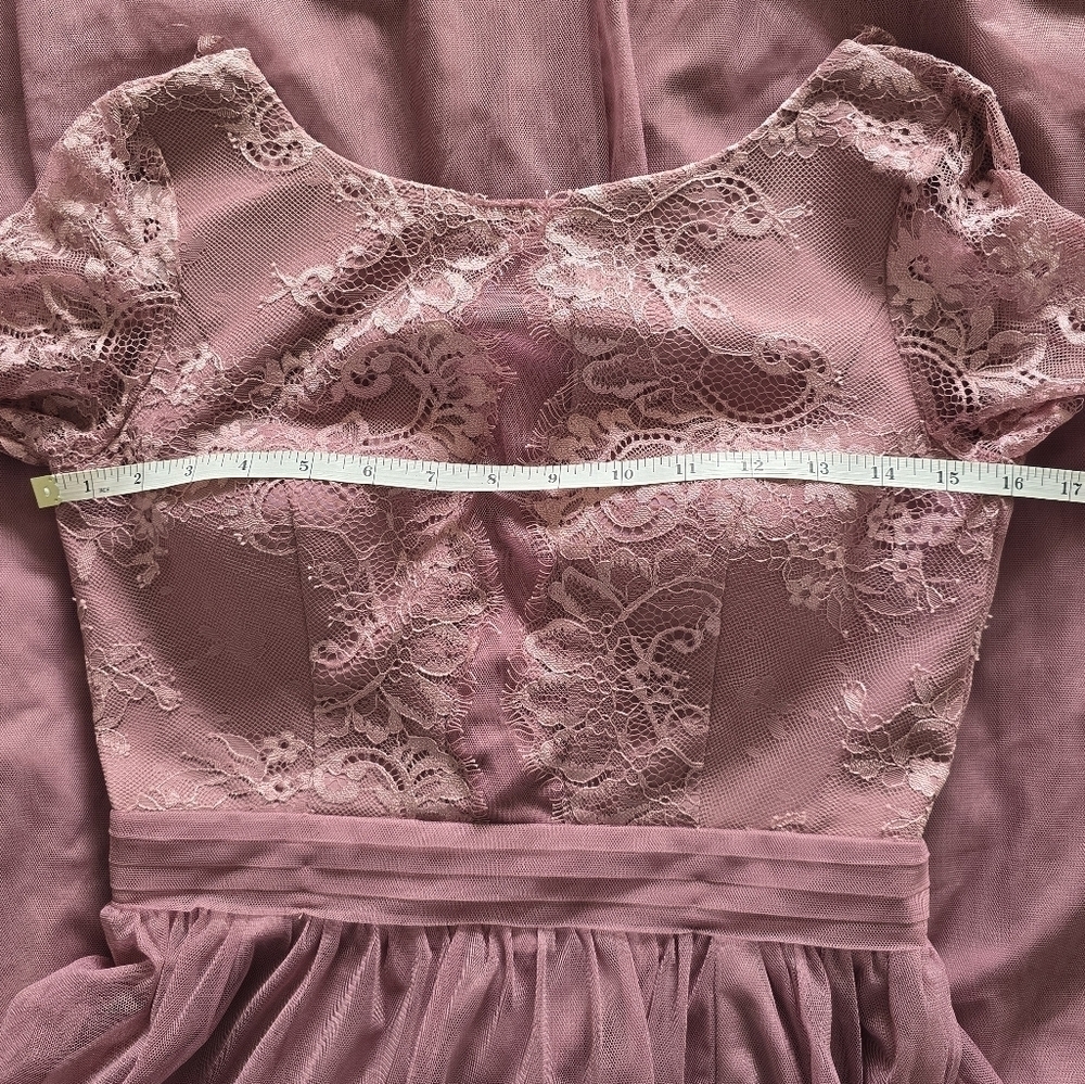 Little Mistress Heidi Lace Overlay Maxi Dress - Picture 10 of 13